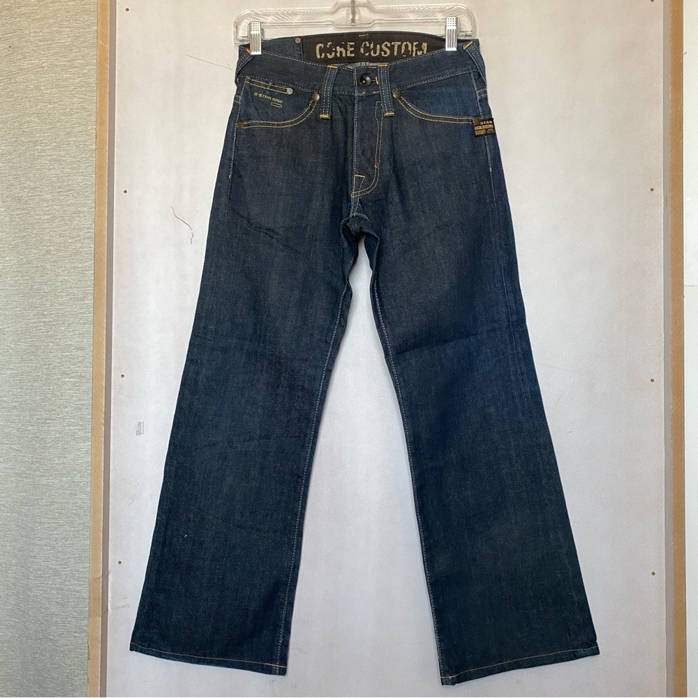 G-Star Blue Bootcut Jeans Classic Style Button Fly 28 x 27